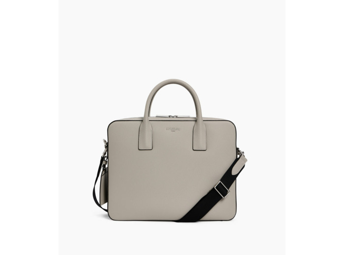 Porte document slim 14" Emile en cuir signature T