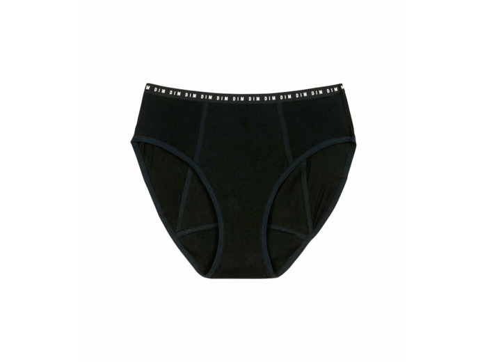 Culotte de règles pour fille en coton bio Flux Moyen Noir My Protect