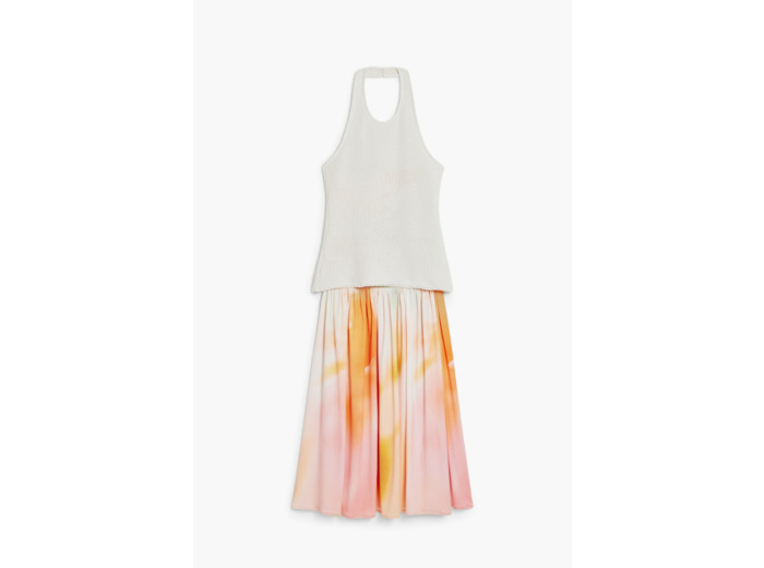 Robe Sans Manches En Maille – Femme