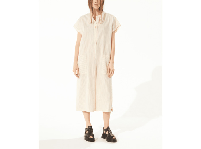 Robe rayure naturelle
