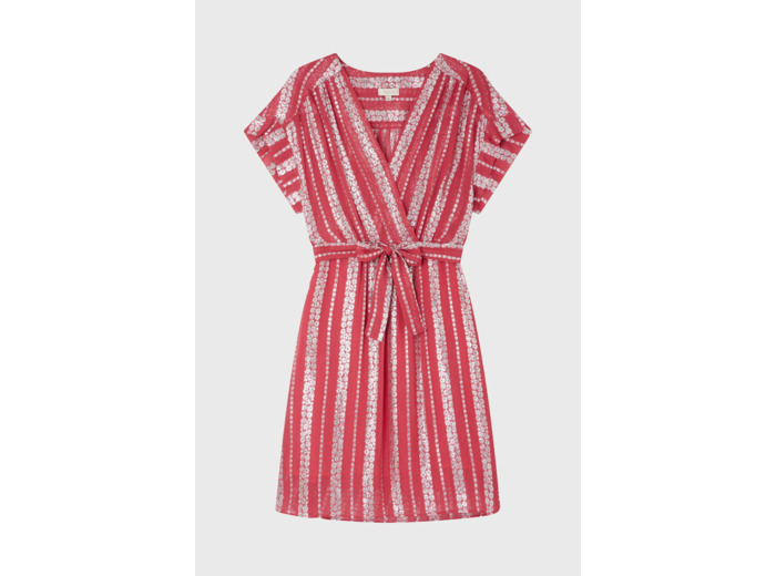 Robe courte cintrée à lurex - ERICA