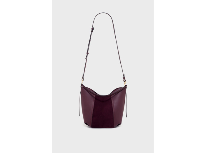 Sac seau en cuir velours - MYA