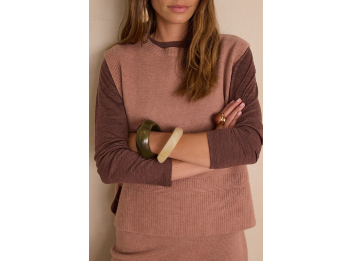 Pull sans manches BARCLAY en laine
