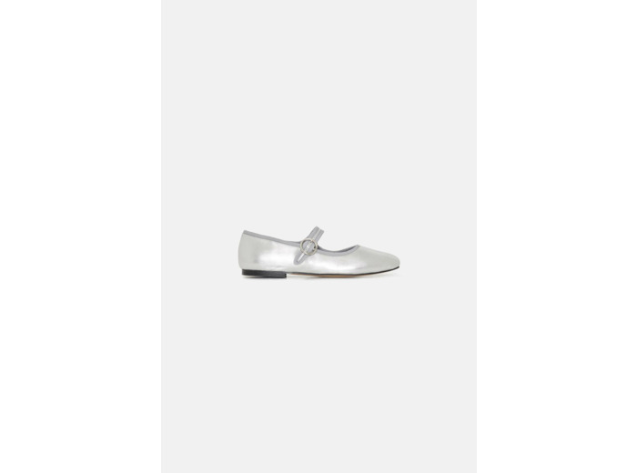 Ballerines sara2 en cuir naturel