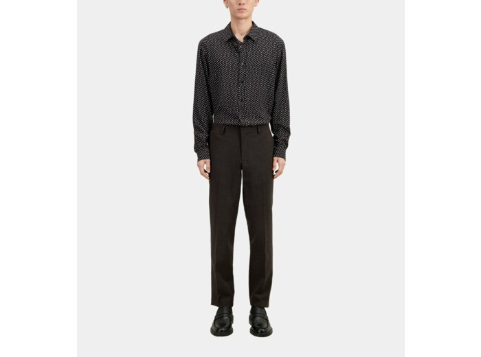 Pantalon De Costume Classique brown / black
