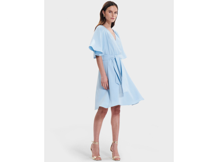 Robe Russel Bleu Ciel en Polyester