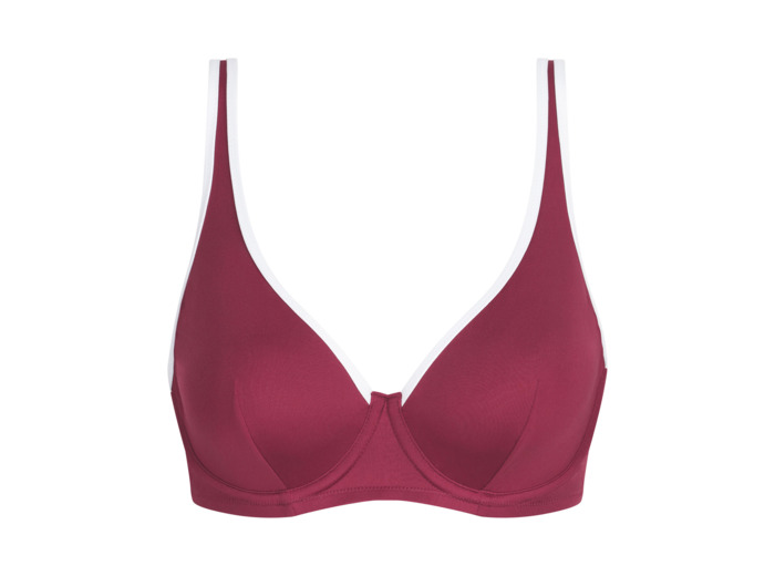 Haut de maillot de bain forme soutient-gorge avec armatures