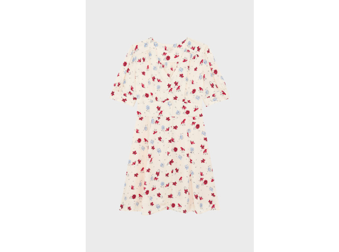 Robe courte et cintrée à fleurs - PYA