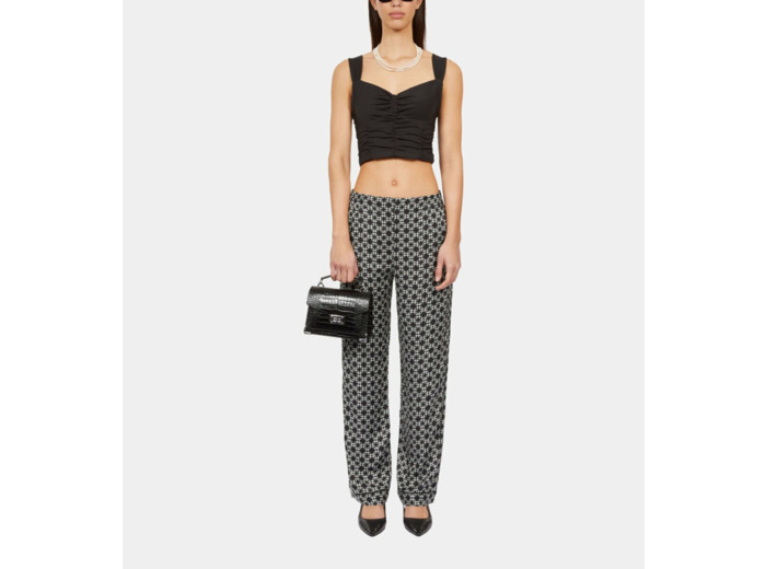 Pantalon Imprimé black white