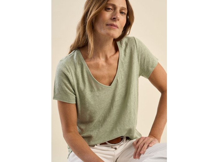 Tee-shirt à col V