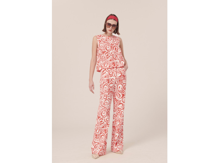 Pantalon Prosper Corail en Coton