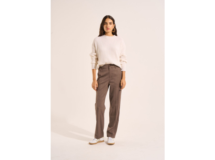 Pantalon taille haute