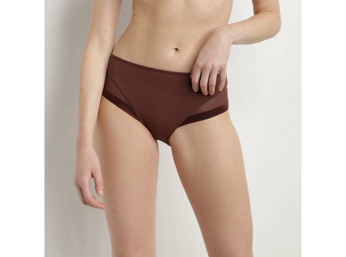 Soutien-gorge sans armatures à plumetis Blanc Generous Coton Bio