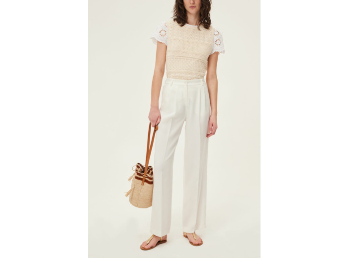 Pantalon carotte large - CLARYSSA