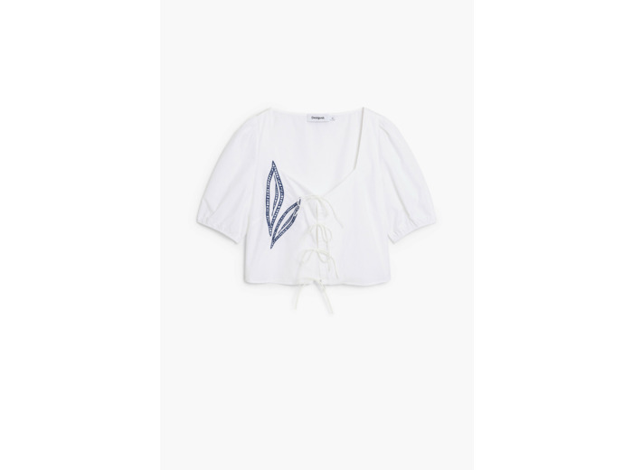 Blouse Sans Manches En Tissu – Femme