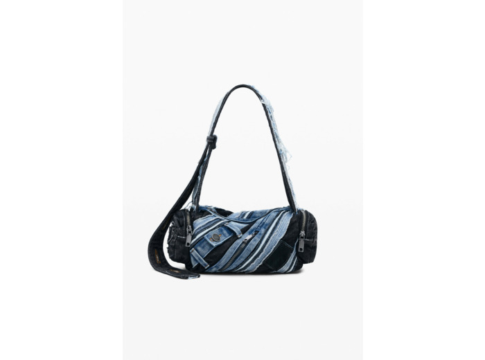 Sac Porté Épaule En Denim