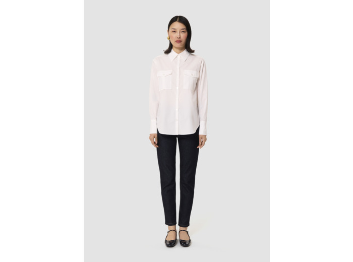 Chemise Cassandre blanche en popeline