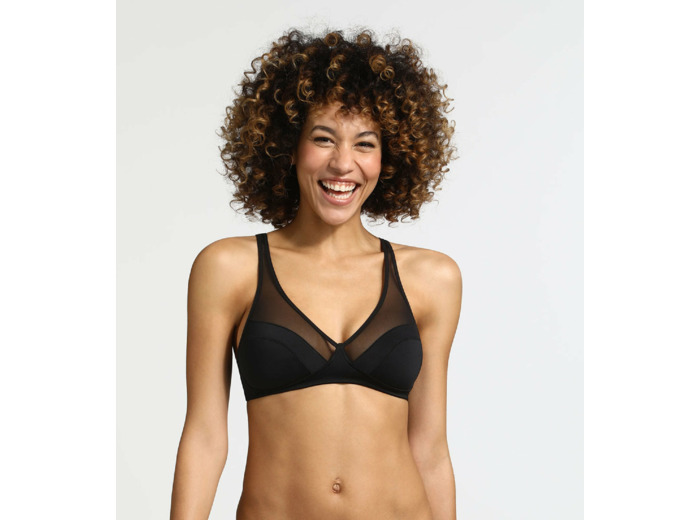 Soutien-gorge emboitant sans armatures noir Generous Dim