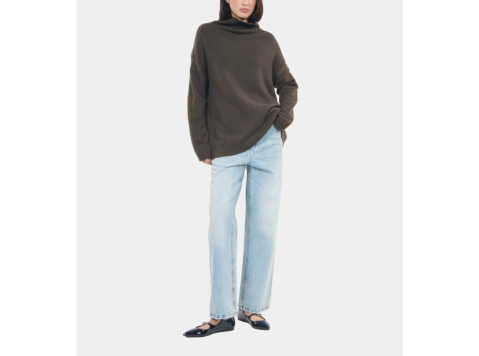 Pull En Cachemire Kaki kaki