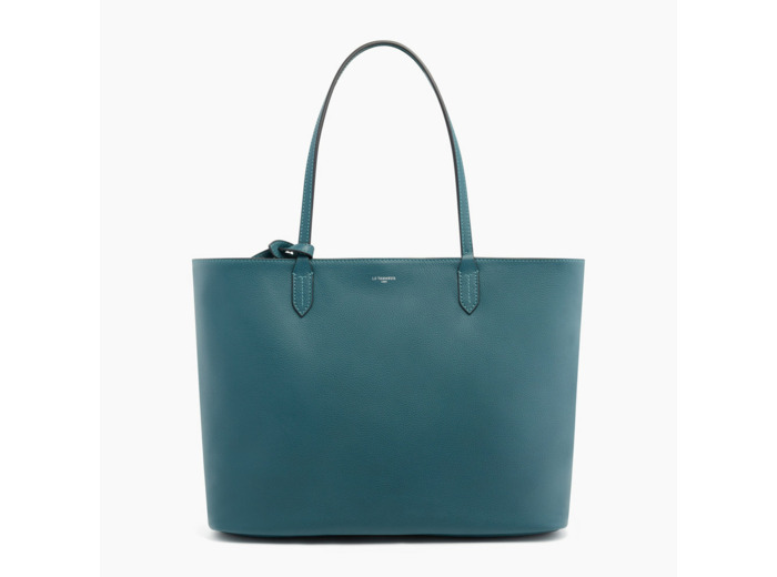 Grand sac cabas Louise en cuir grainé