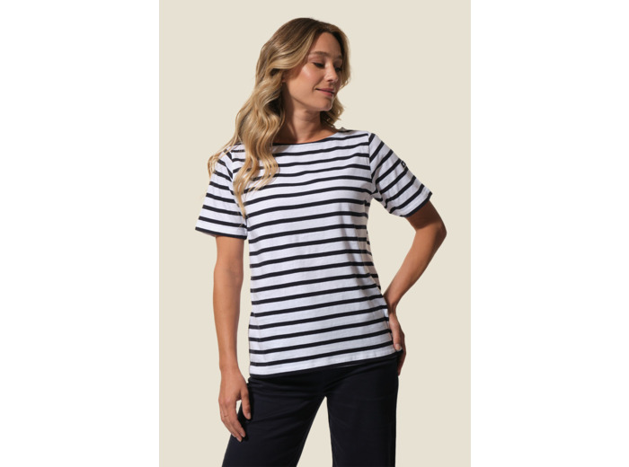 Marinière femme manches courtes Babord