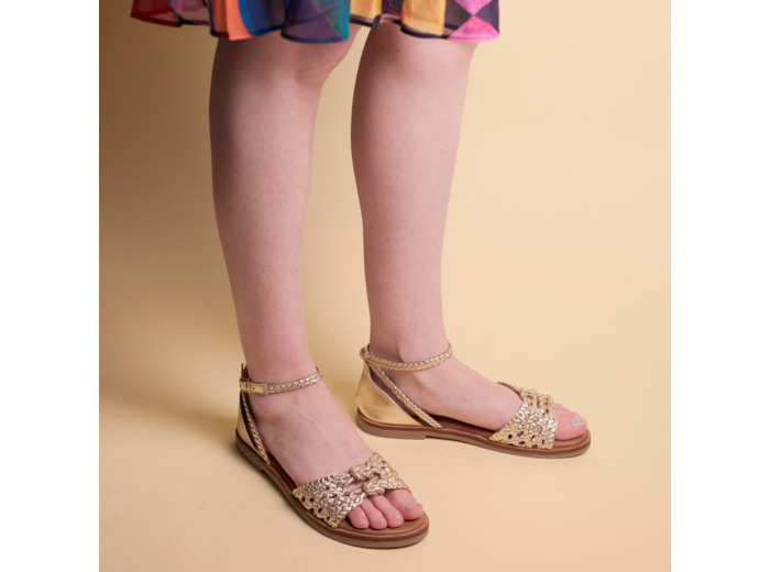 Sandales Femme Arty Gold
