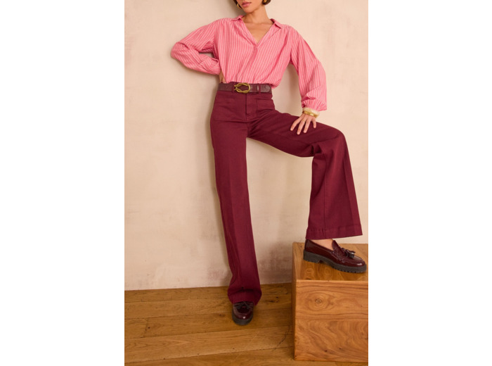 Pantalon large LUNA en coton