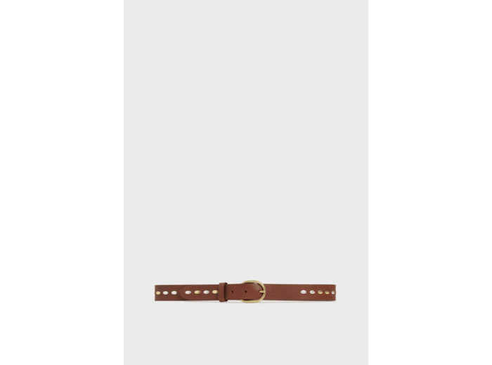 Ceinture en cuir avec clous - ELVIS