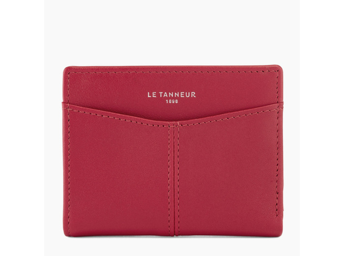 Porte cartes Charlotte en cuir lisse