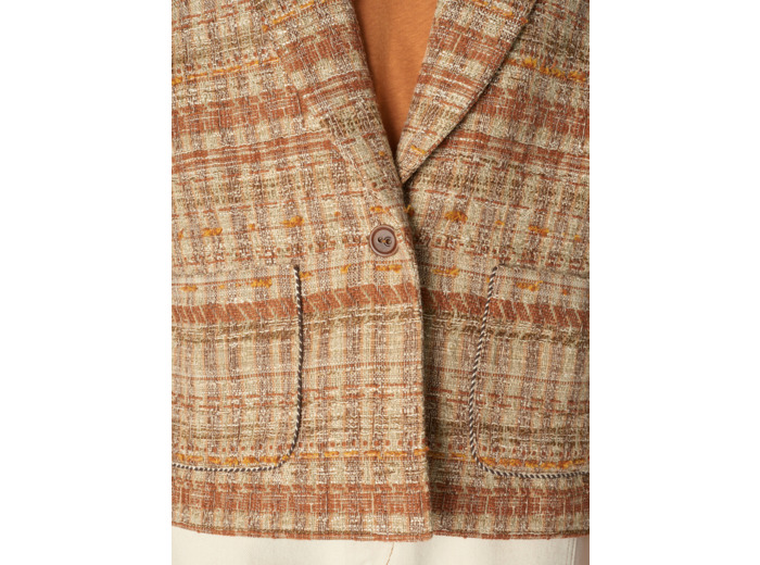 Veste tina acajou