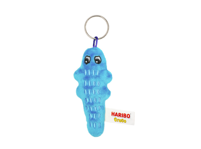 Porte clé peluche Croco bleu