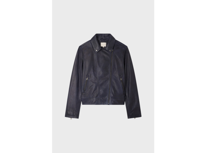 Veste biker en cuir - JULY