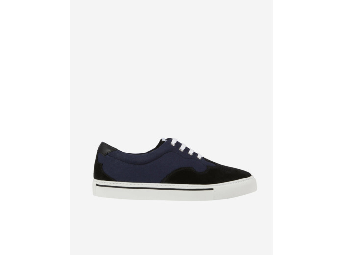 Sneakers Bleu Marine En Toile navy
