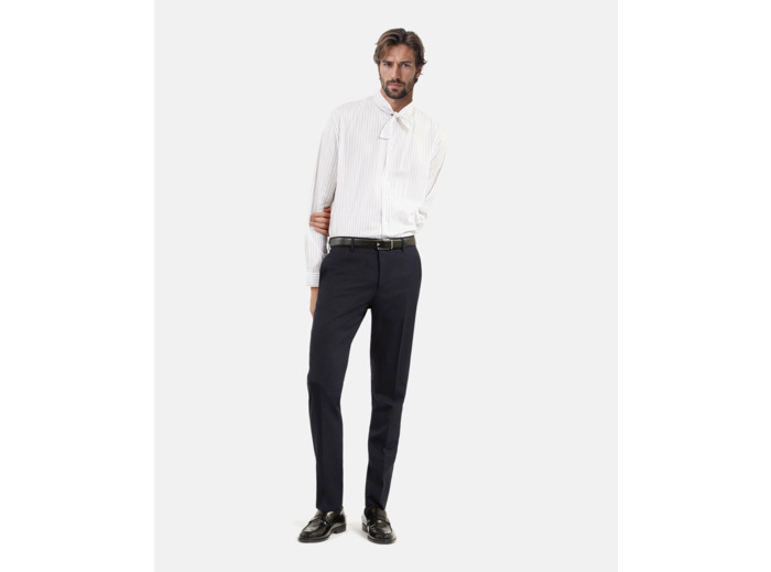 Pantalon de costume classique navy