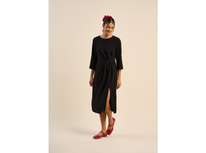 Robe longue fendue