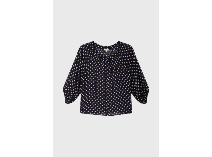 Chemise fluide à pois - ADELITTA