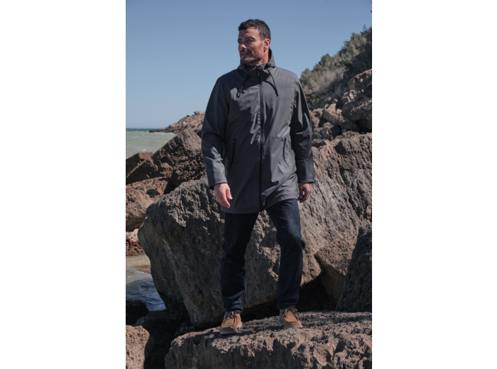 Ciré homme 3/4 zippé à capuche Jules