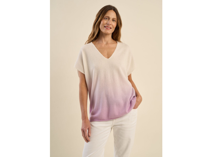 Pull manches courtes tie and die