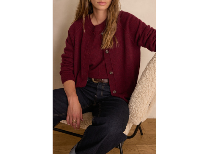 Cardigan BILLY en 100% cachemire recyclé