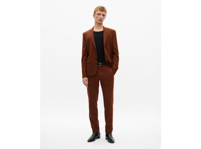 Veste de costume classique 2 boutons rouille_01