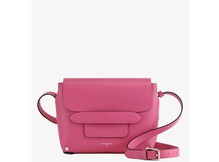 Petit sac bandoulière Justine en cuir lisse