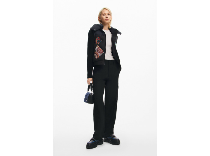 Padded Short Overcoat