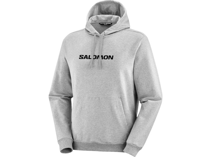 Sal Logo Perf Hoodie Heather Grey