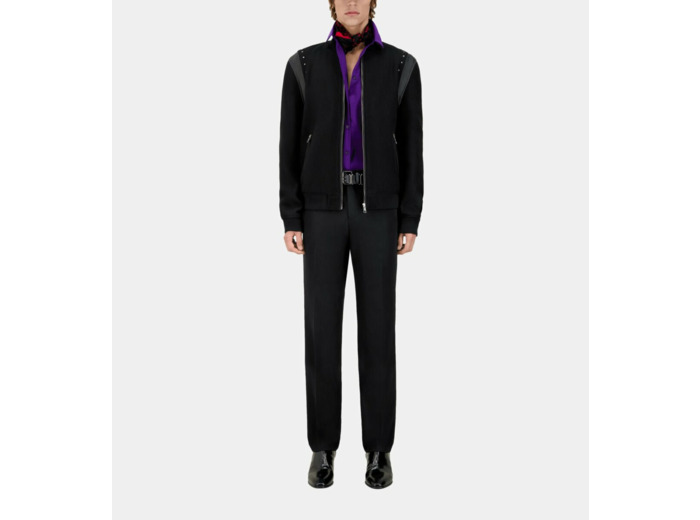 Blouson Noir Avec Studs black
