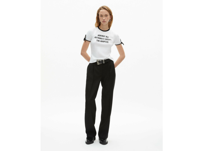 T-shirt manches courtes et lacage white