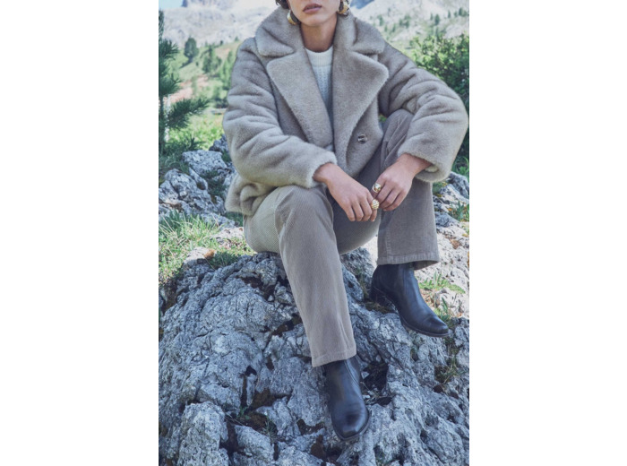 Manteau duveteux DEREK