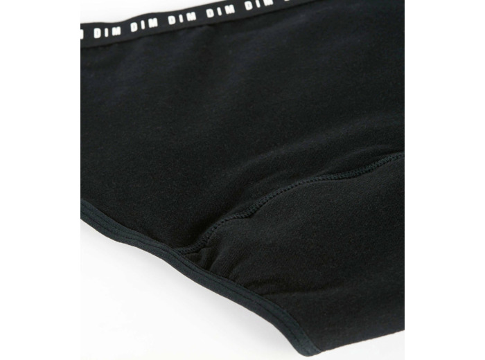 Culotte de règles fille en coton bio Flux Abondant Noir My Protect