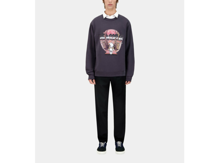 Sweatshirt Avec Print Aigle carbone
