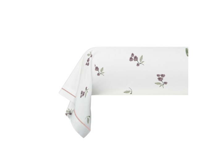 Taie de traversin Violette | Satin 120 fils | Tradition des Vosges