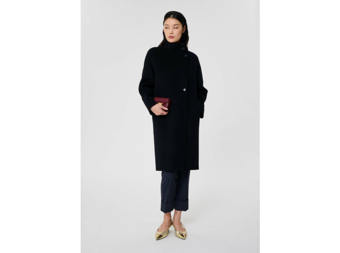 Manteau Mafalda Nuit en Laine